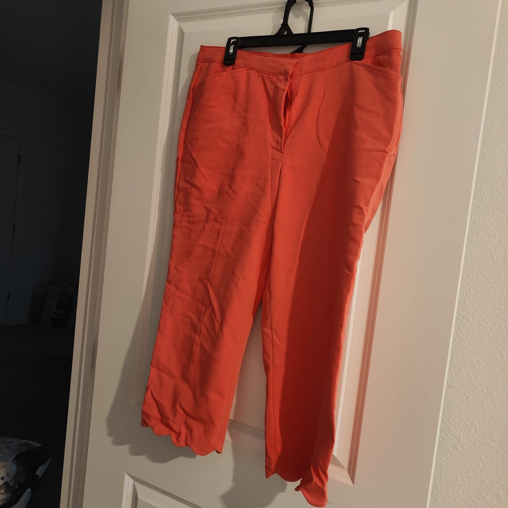 Ruby Rd. Bold Orange Trousers